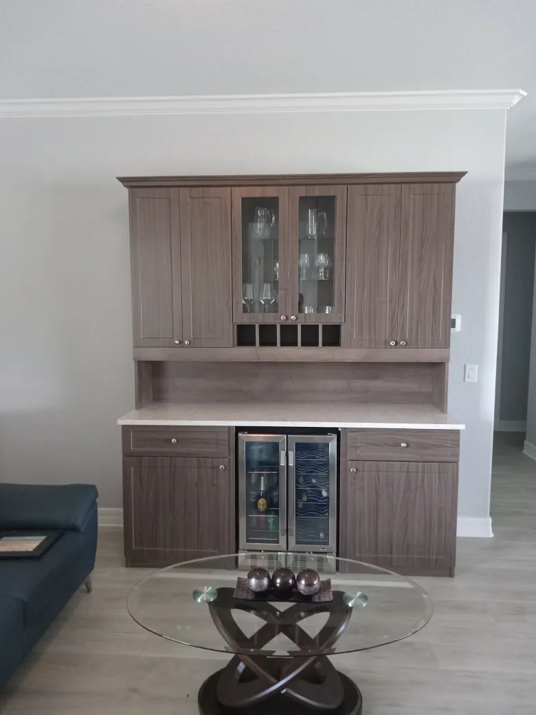 Custom cabinet — custom storage designed and installed by Dream Closets in Sarasota, FL