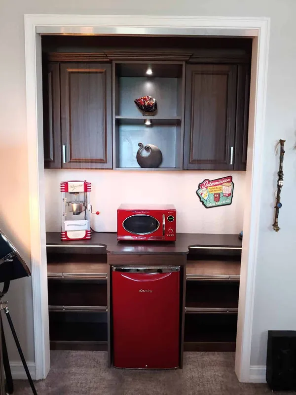 Custom cabinets in office space in — custom storage designed and installed by Dream Closets in Sarasota, FL