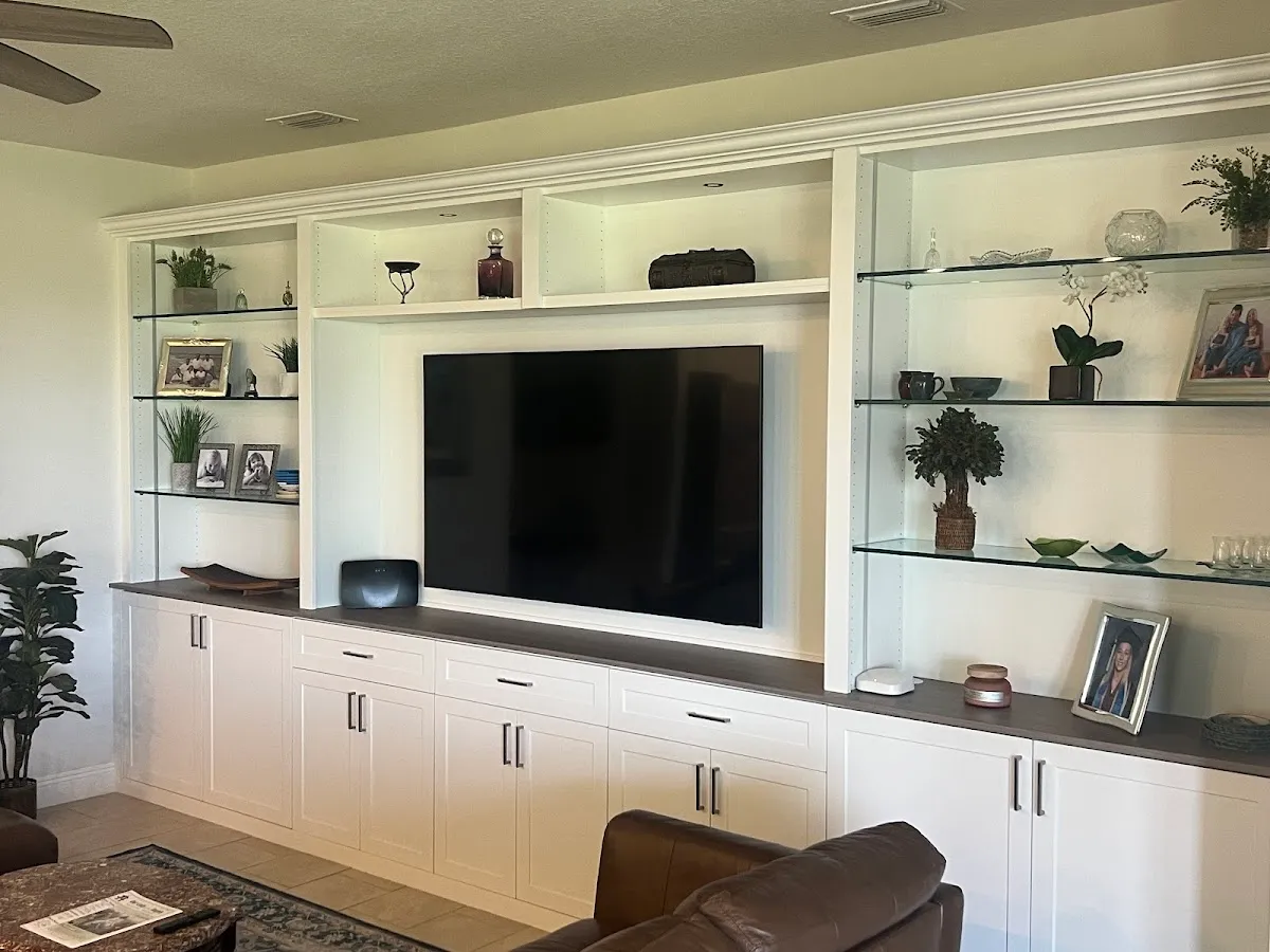 Custom closet organization — custom storage designed and installed by Dream Closets in Venice, FL