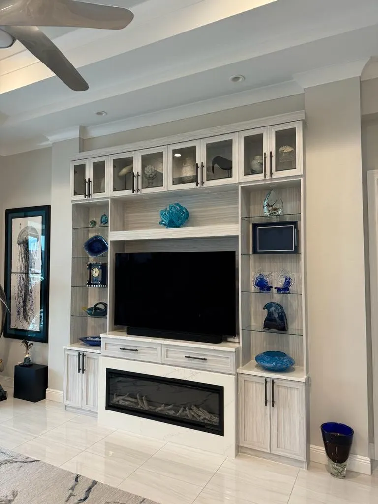 Custom closet shelving installation — custom storage designed and installed by Dream Closets