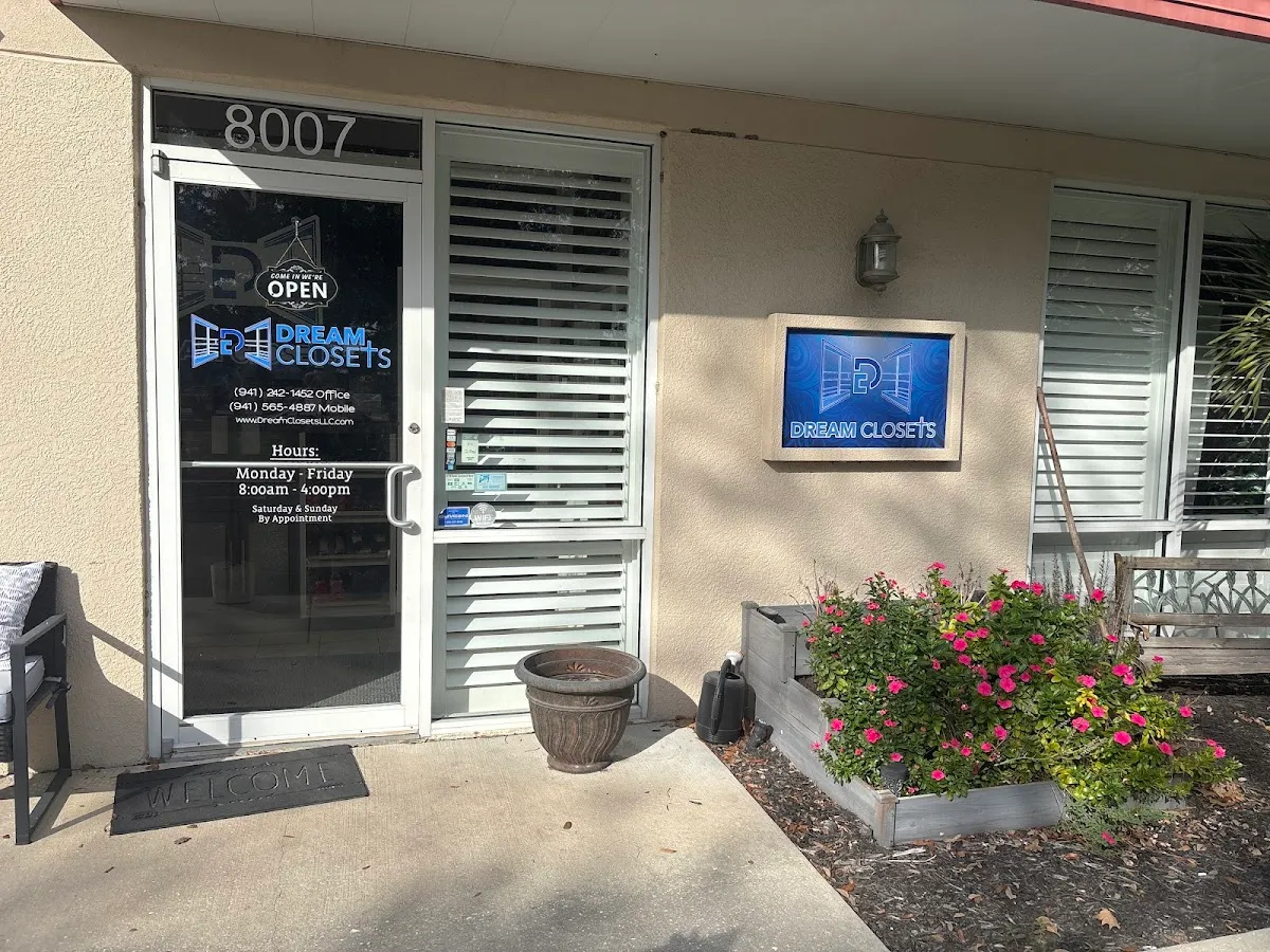 Dream closets showroom — custom storage designed and installed by Dream Closets in Bradenton, FL
